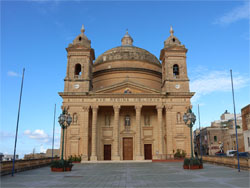 De kerk van Mġarr
