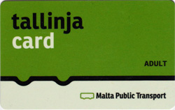Persoonlijke Tallinja Card voor volwassenen