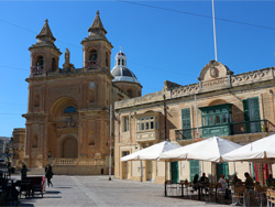 De kerk van Marsaxlokk