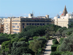 Het voormalig sub-hoofdkantoor van de NAVO in Malta