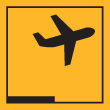 Pictogram van vliegtuig